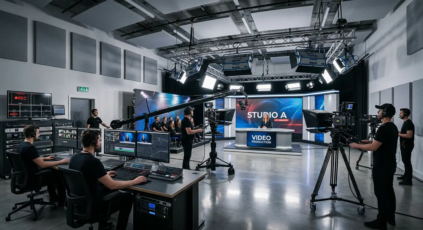 Studio de production vidéo professionnel